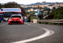 Oliver Solberg, el más rápido en el shakedown de Santa Brígida